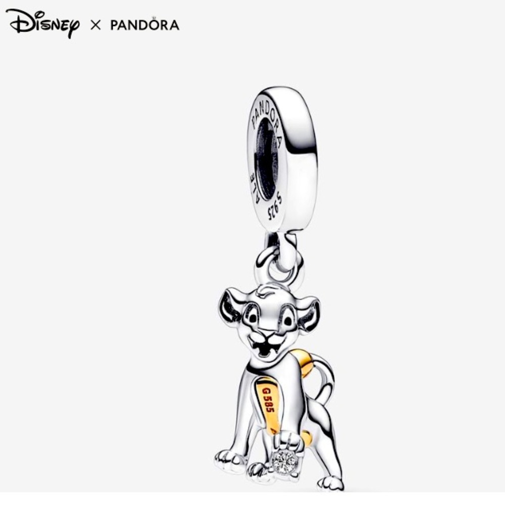 Pandora Disney 100th Anniversary Simba Charm Retired for Pandora bracelet